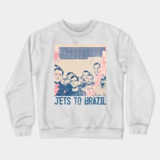 Jets To Brazil ∆ Retro Style Original Fan Design Crewneck Sweatshirt